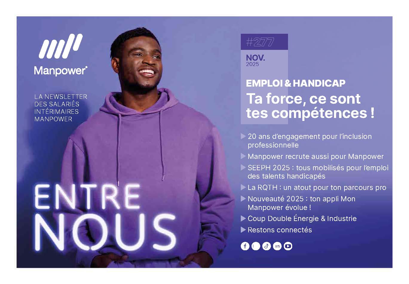 Emploi & handicap. Ta force, ce sont tes compétences !